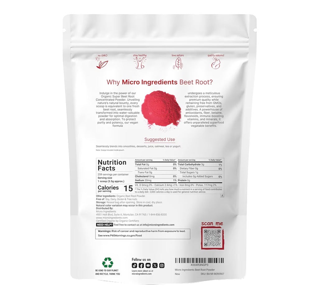 Organic Beet Root Powder